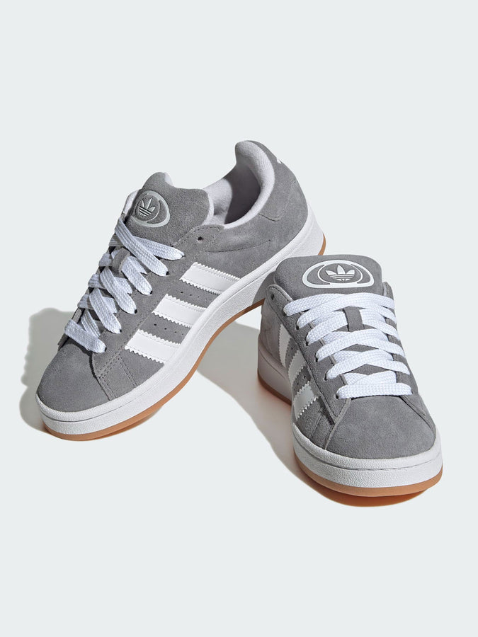 Adidas Campus 00s Grey/White/White Shoes Summer 2026 | GREY/WHITE/WHITE