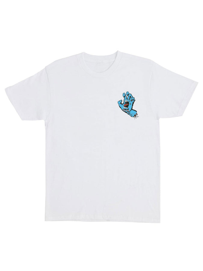 Santa Cruz Screaming Hand T-Shirt Fall 2026 | WHITE
