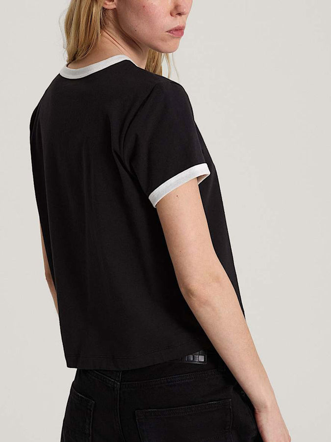 Vans Places I Wish To Go Ringer T-Shirt Fall 2026 | BLACK (BLK)