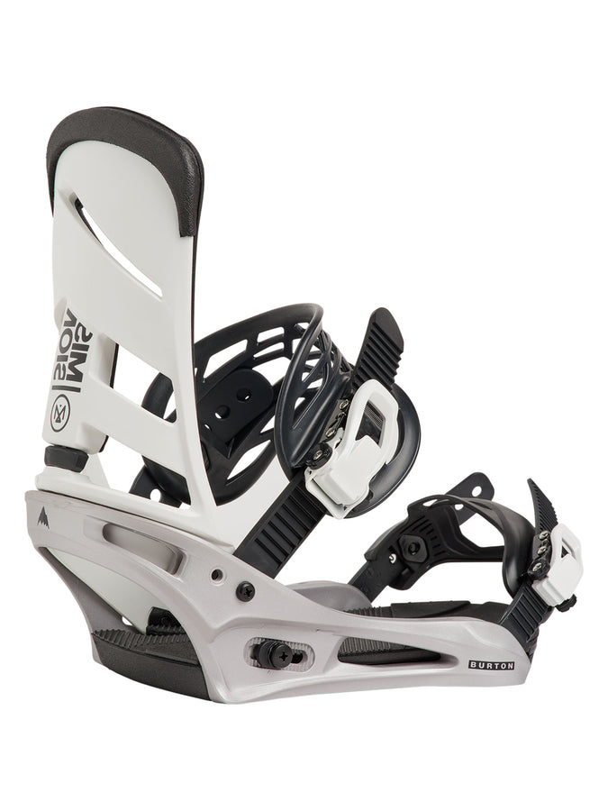 Burton Mission Reflex Snowboard Bindings 2027 | WHITE/SILVER (FCN)