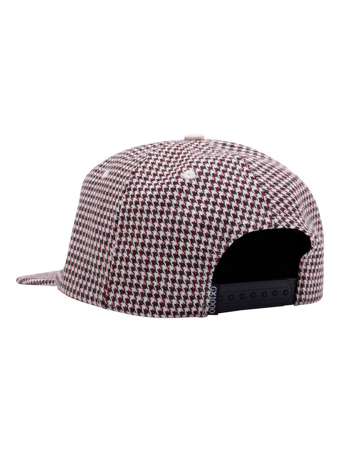 Gx1000 Mini Og Logo Houndstooth Snapback Hat | WHITE