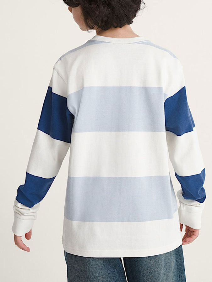 Vans Rugby Stripe Long Sleeve T-Shirt Holiday 2026 | SOFT SLATE (H90)