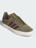 Adidas Gazelle ADV Olive Strata/Maroon/Chalk White Shoes Spring 2026