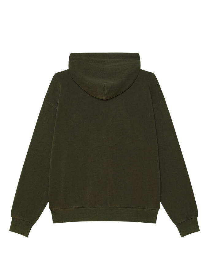 Obey Gothic Zip Up Hoodie Fall 2026 | DUSTY BLACK OLIVE (DBOV)