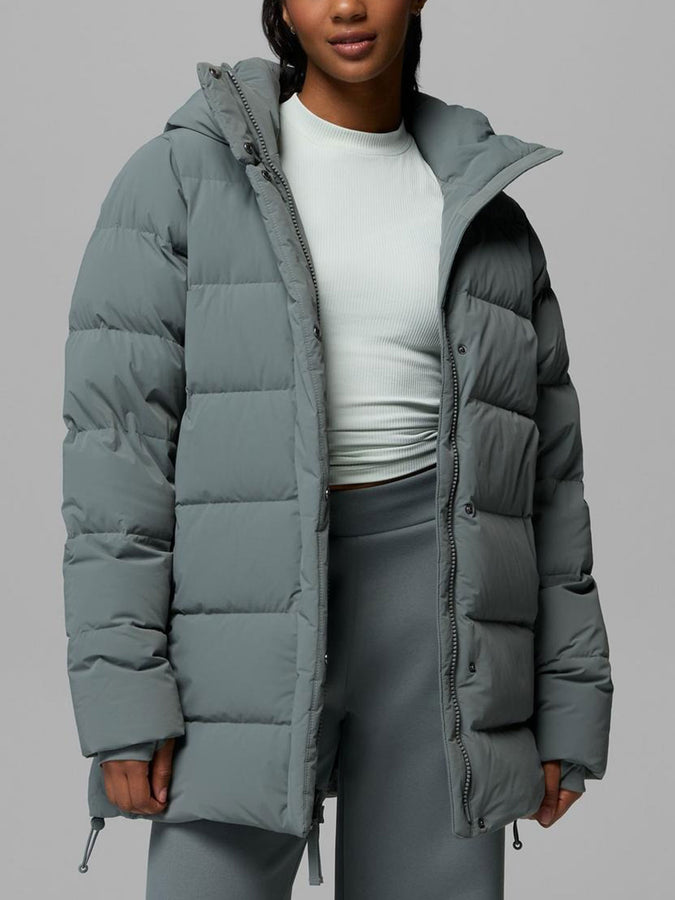 Columbia Amaze Puff Mid Hooded Jacket Fall 2026 | SEDONA SAGE (342)