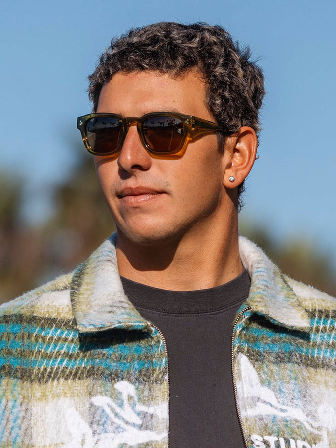 I-Sea Camden Sunglasses | KELP/BROWN