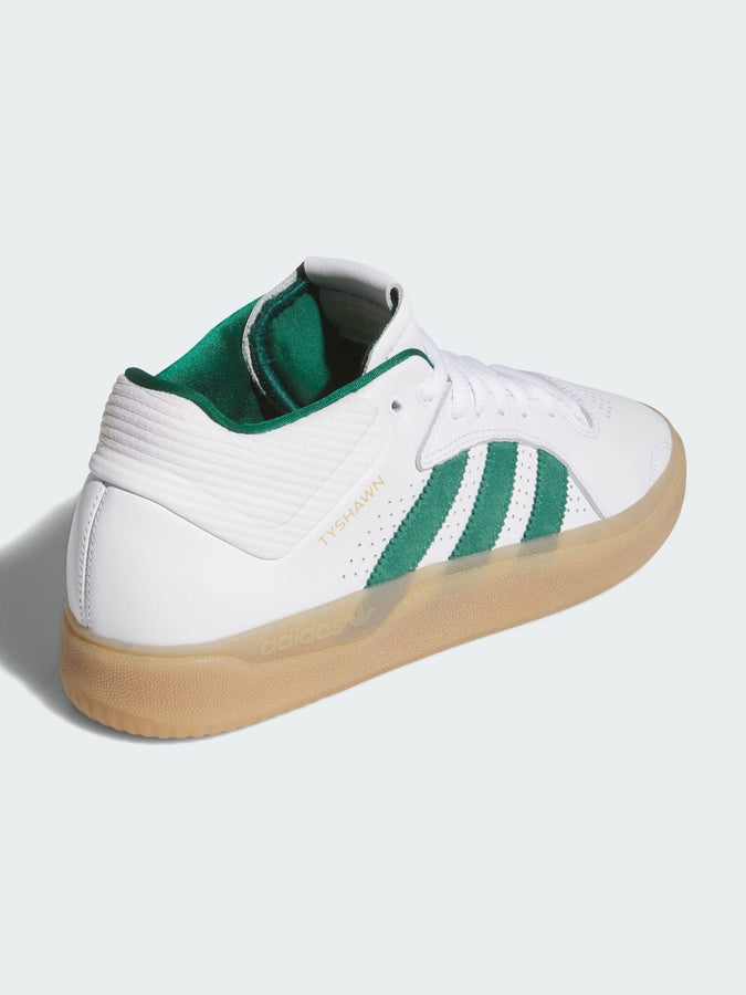 Adidas Tyshawn White/Collegiate Green/Gum Shoes Fall 2026 | WHITE/COLLEGIATE GREEN/GUM