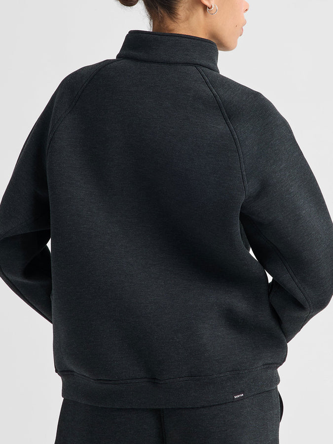 Burton Spacecloud 1/4 Zip Sweatshirt Fall 2026 | TRUE BLACK HEATHER (A30)