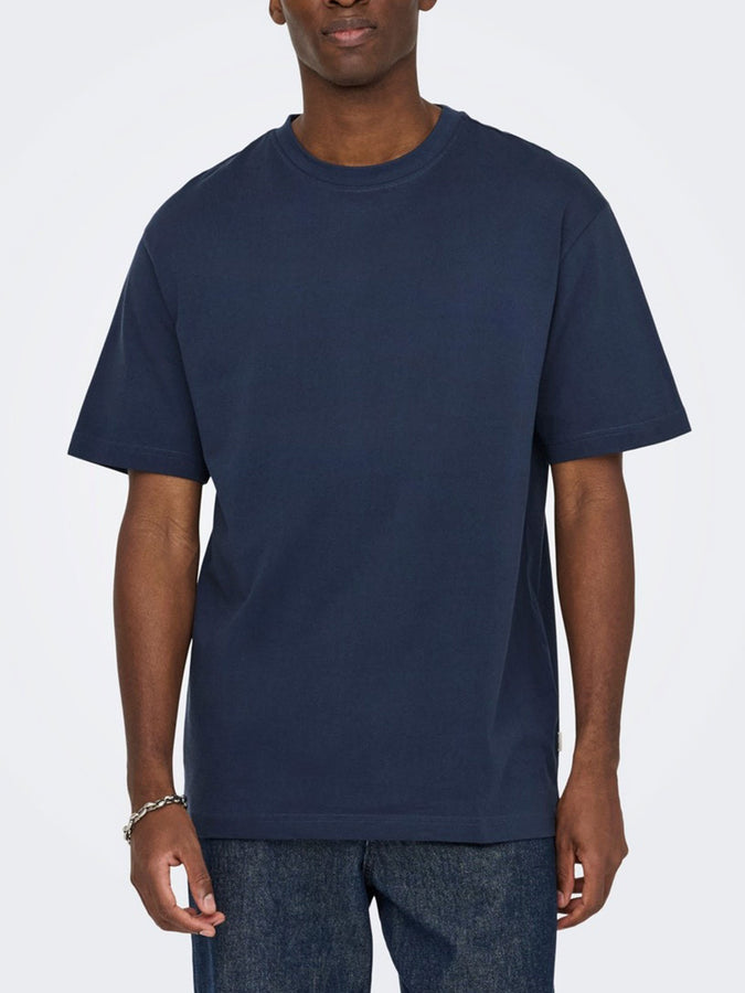 Only & Sons Fred Life T-Shirt Fall 2026 | BLUE NIGHTS
