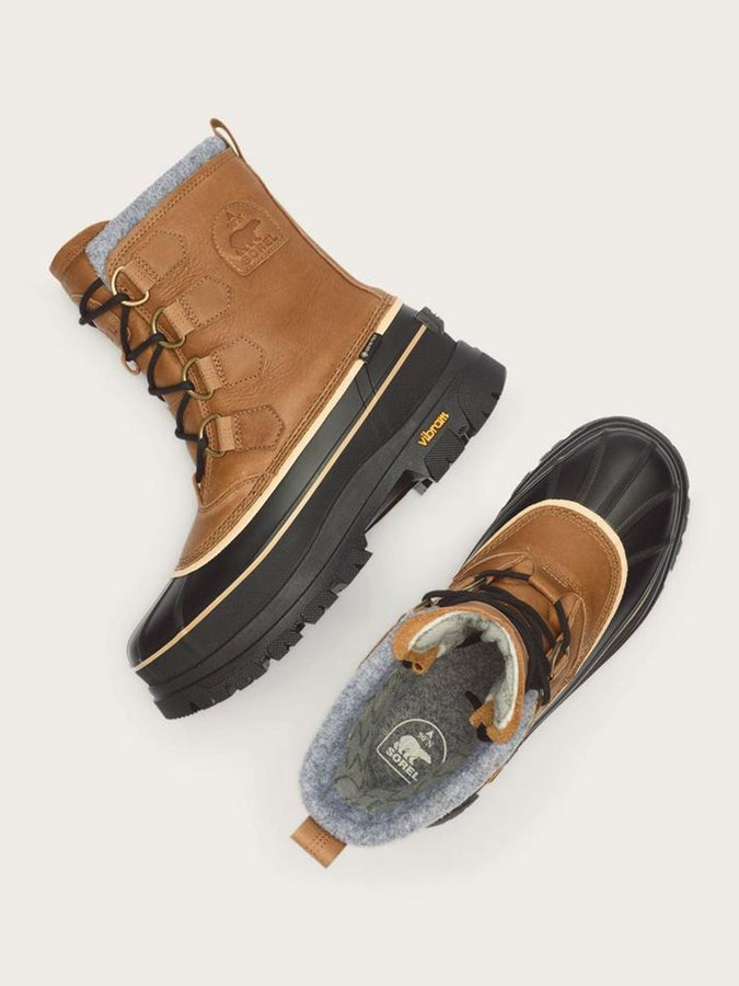 Sorel GORE-TEX Caribou Horizon Chamois Caribou/Noir Boots Winter 2027 | CARIBOU BUFF/BLACK (263)