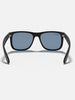 Ray Ban Justin Matte Black/Dark Blue Sunglasses