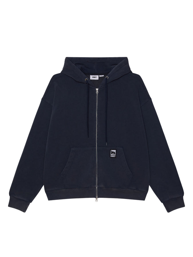 Obey Post Zip Up Hoodie Fall 2026 | DUSTY TOTAL ECLIPSE (DTE)