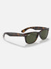 Ray-Ban New Wayfarer Polished Tortoise/G-15 Green Sunglasses