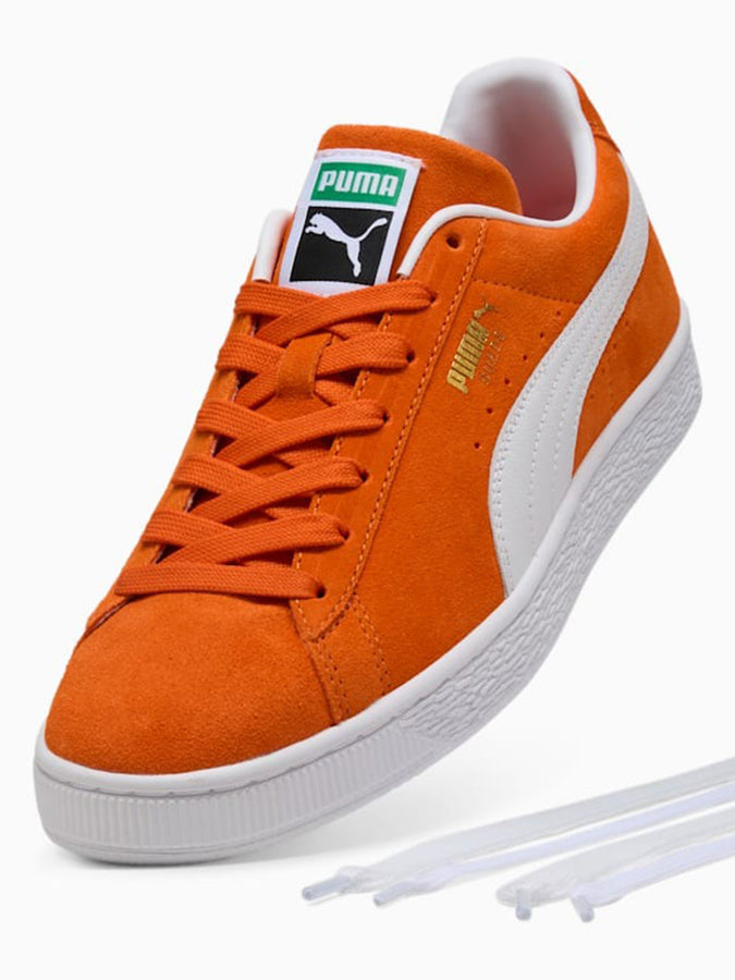 Puma Suede Classic Orange Rickie/White Shoes Fall 2026 | RICKIE ORANGE/WHITE
