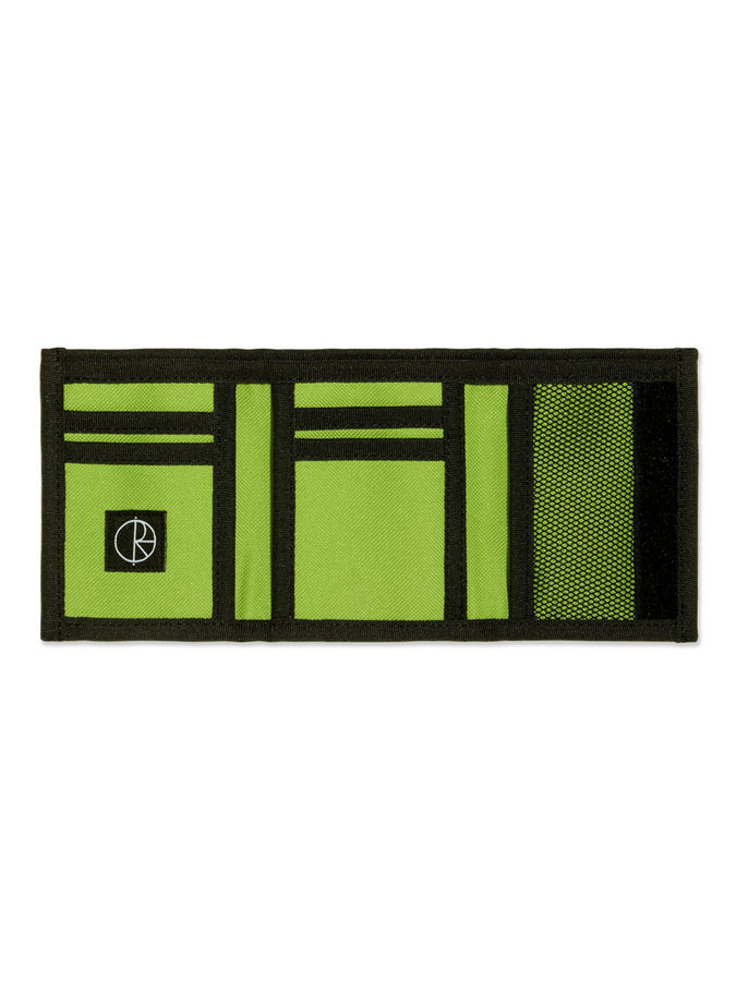 Polar Key Script Logo Wallet | BLACK/LIME
