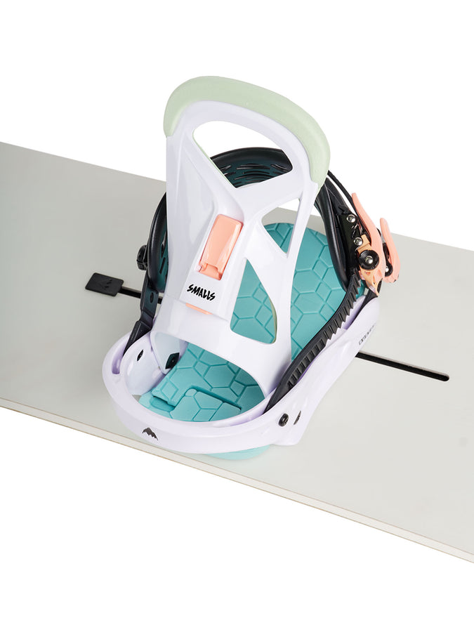 Burton Smalls Re:Flex 2027 – Kids Bindings | WHITE/MULTI (ATG)