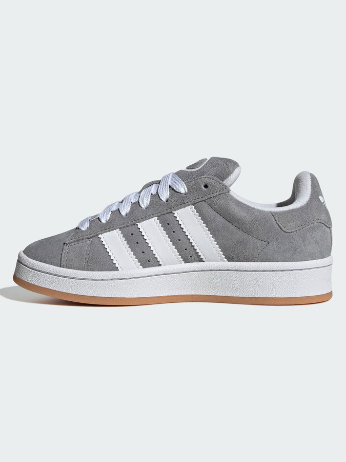 Adidas Campus 00s Grey/White/White Shoes Summer 2026 | GREY/WHITE/WHITE