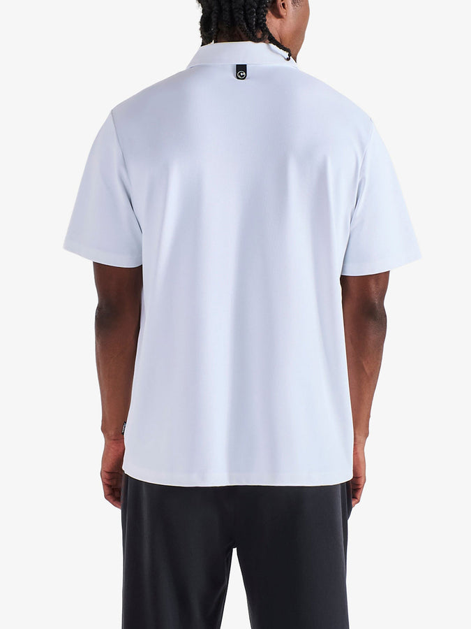 Malbon Fairway Short Sleeve Polo Holiday 2026 | WHITE
