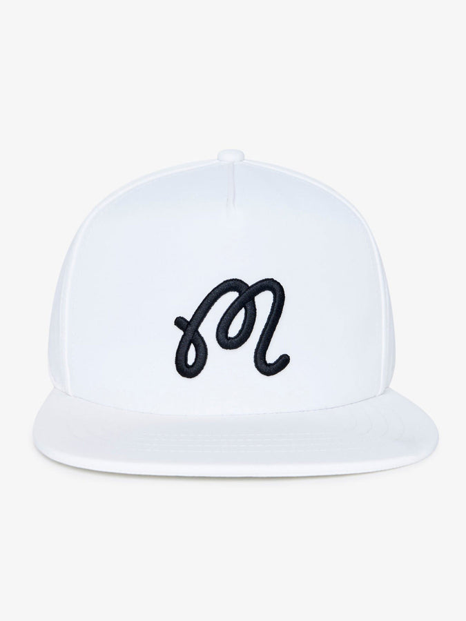 Malbon M Snapback Hat | WHITE