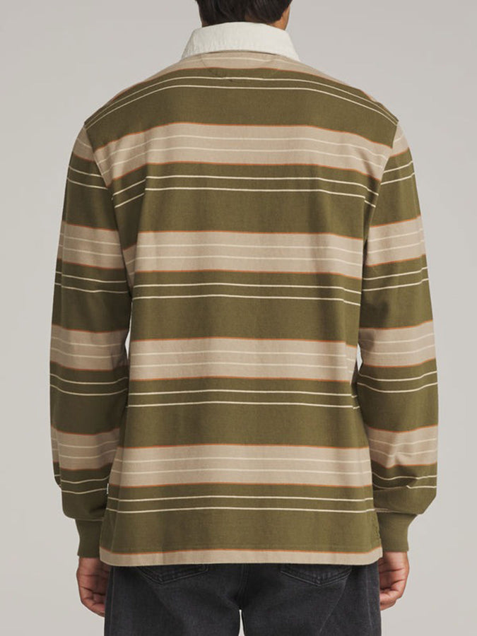 Katin Greg Rugby Long Sleeve Polo Fall 2026 | OLIVE