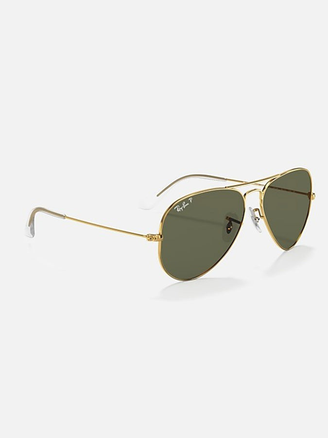 Ray Ban Aviator Metal Large Gold/G-15 Green Sunglasses | GOLD/G-15 GREEN