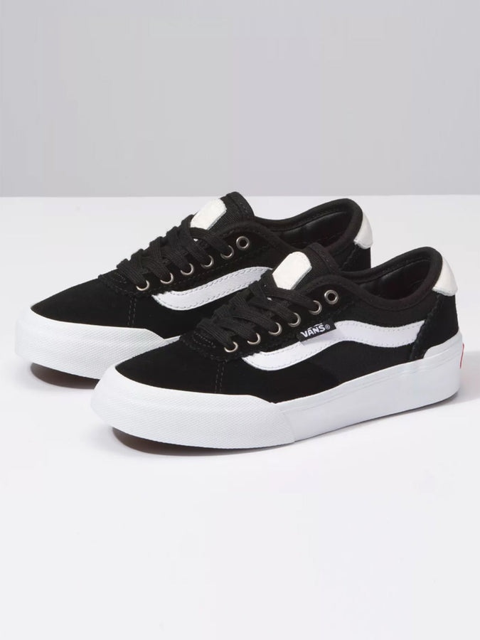 Vans Chima Pro Black/White Shoes | (SUE/CAN) BLACK/WHT (IJU)