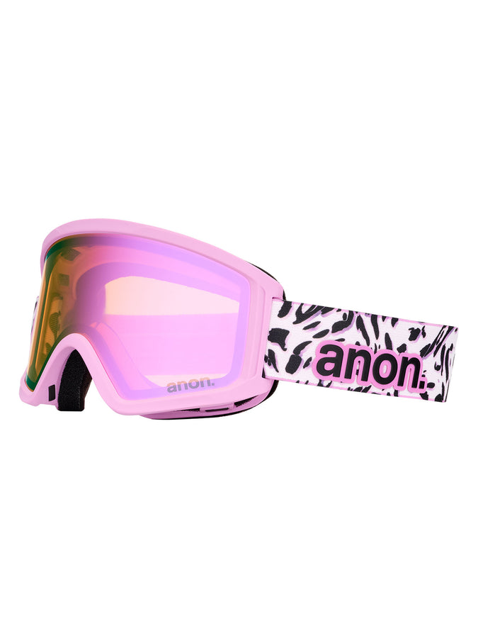 Anon Tracker 2.0 + Mifi Face Mask Goggle | LEOPARD PINK/PINK AMBER (FC3)