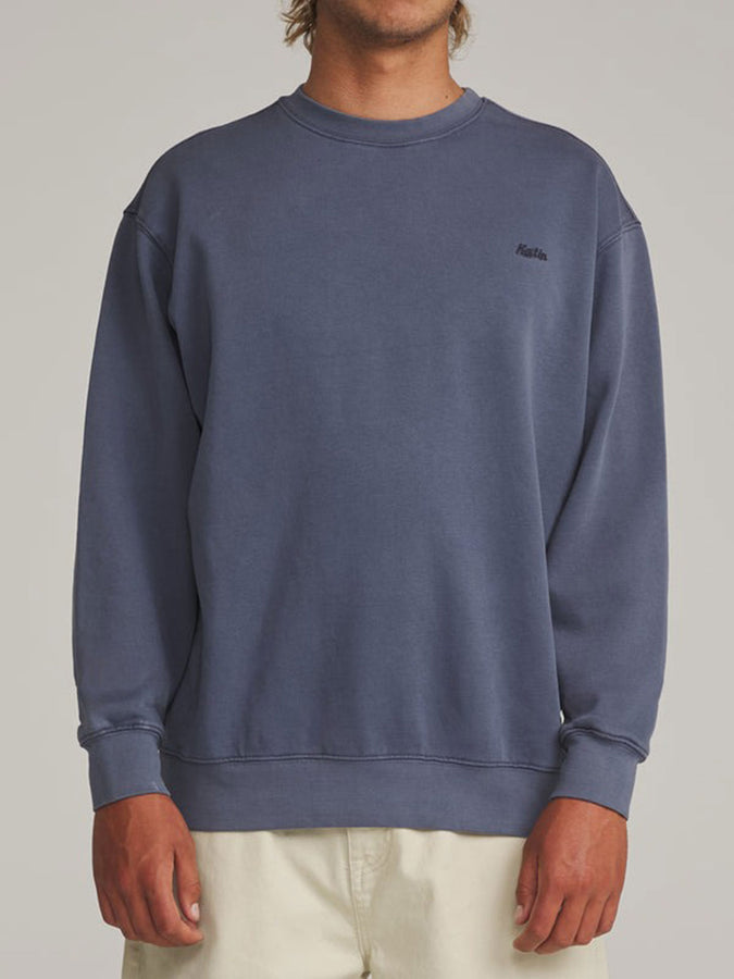 Katin Emb Crewneck Sweatshirt Fall 2026 | WASHED BLUE VINTAGE WASH