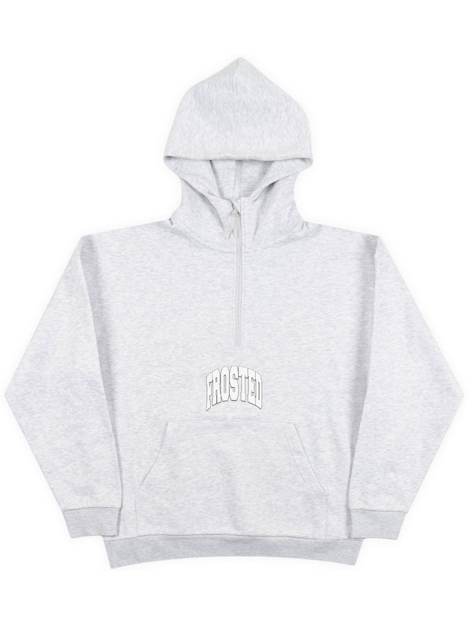 Frosted 1/4 Zip Hoodie Fall 2026 | ASH GREY