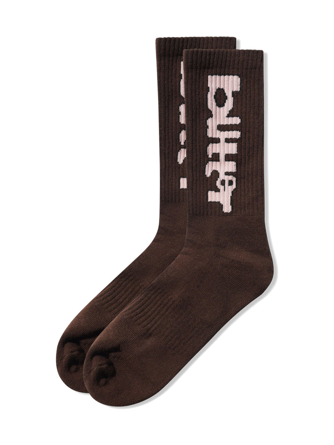Butter Goods Warped Socks | BROWN