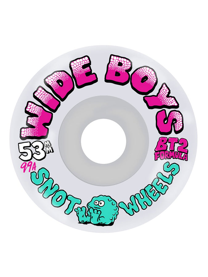 Snot Crystal Clear Wide Boys 53mm Wheels | CLEAR