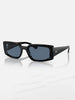 Ray Ban Kiliane Black/Dark Blue Sunglasses