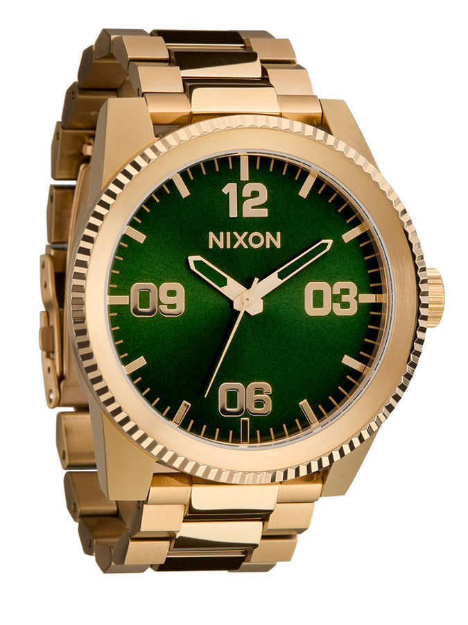 Nixon Corporal SS All Gold/Green Sunray Watch | ALL GOLD/GREEN SUNRAY (2691)