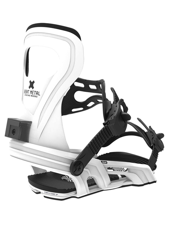 Bent Metal Beam 2027 – Women's Snowboard Bindings | WHITE