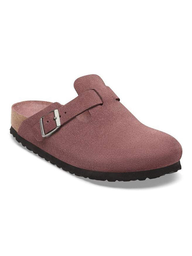 Birkenstock Boston Soft Footbed Suede N Pepper Shoes Fall 2026 | PEPPER