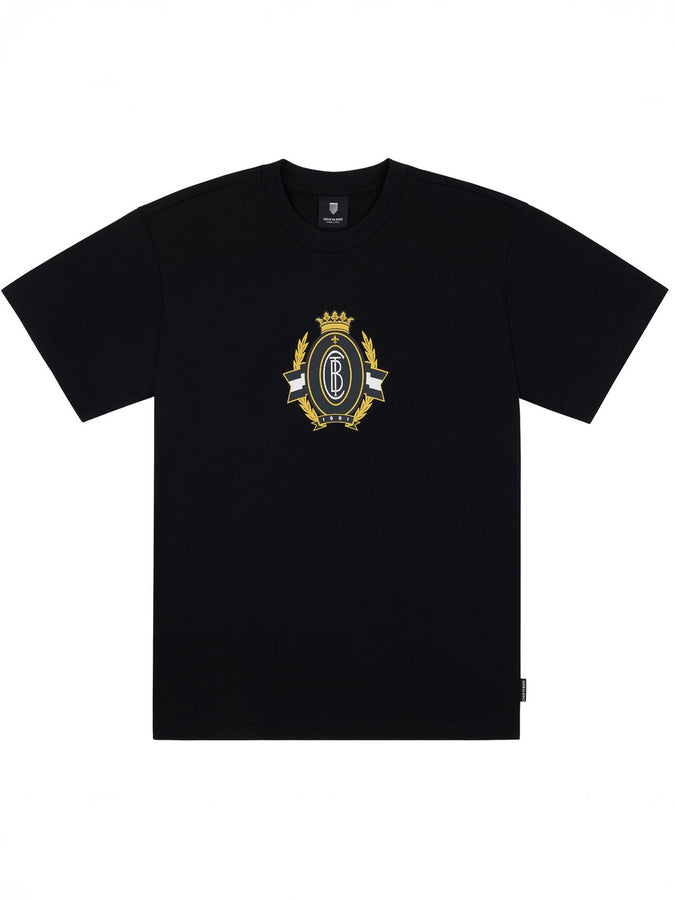 Chain To Bank Corona Laurea T-Shirt Fall 2027 | BLACK