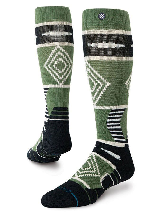 Stance Temple Mid Snow Socks | OLIVE (OLV)