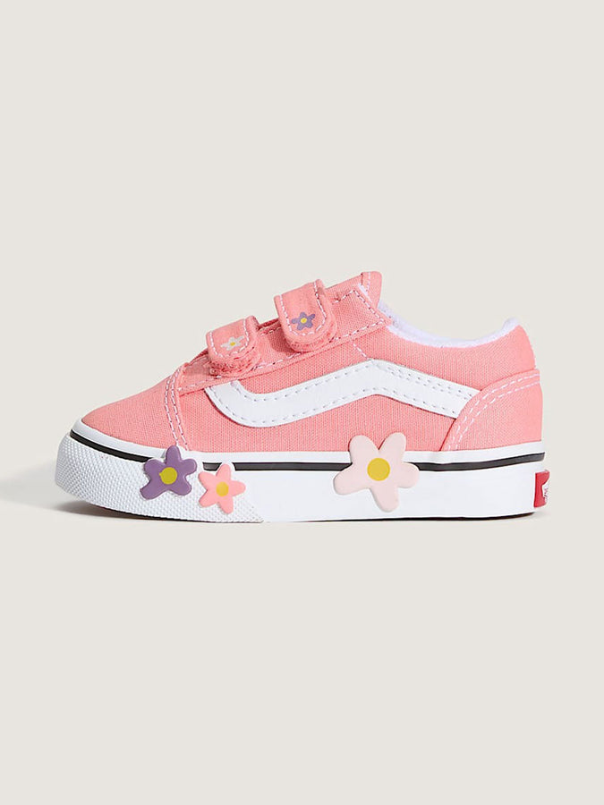 Vans Old Skool V Flower Sunset Blush Pink Shoes Fall 2026 | SUNSET BLUSH PINK (GSB)
