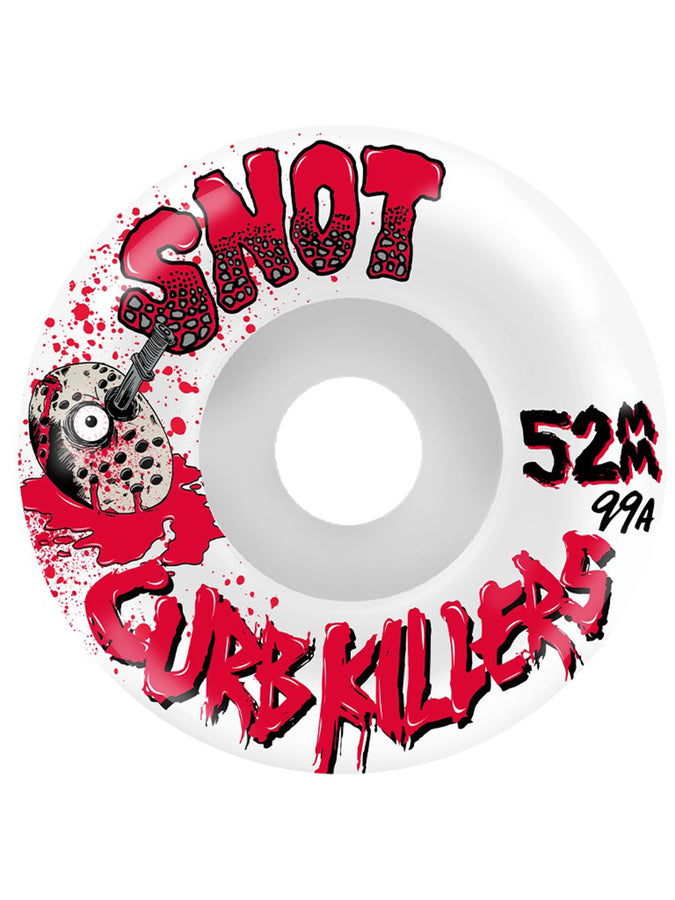 Snot Curb Killer Conical Skateboard Wheels | WHITE