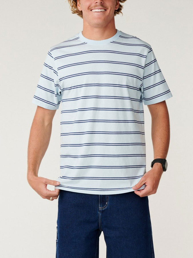 Rip Curl Classic Surf Stripe T-Shirt Holiday 2026 | GLACIER BLUE (2364)