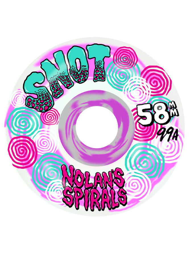 Snot Nolan Wide Boys Wheels | PINK WHITE SWIRL