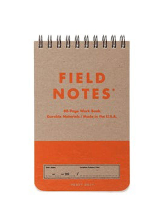 Field Note Heavy Duty Rugged Flip-Style Work Notebook 2 Pack | ASSORTED