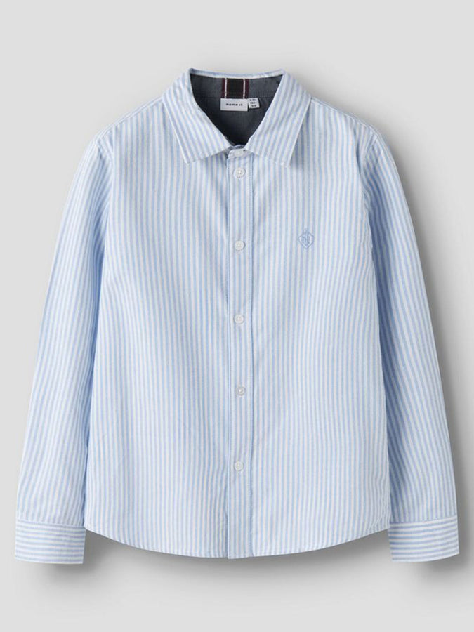 Name It Newsa Long Sleeve Buttondown Shirt Fall 2026 | CAMPANULA