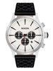 Nixon Sentry Chrono Leather Chrome/Cloud Sunray/Black Watch