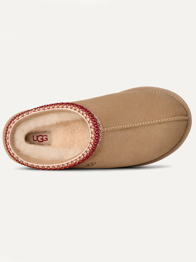 Ugg Tasman II Sand/Dark Cherry Shoes | SAND/DARK CHERRY (SDDR)