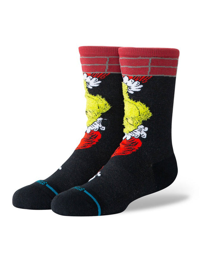 Stance x The Grinch Down The Chimney Socks | BLACK (BLK)