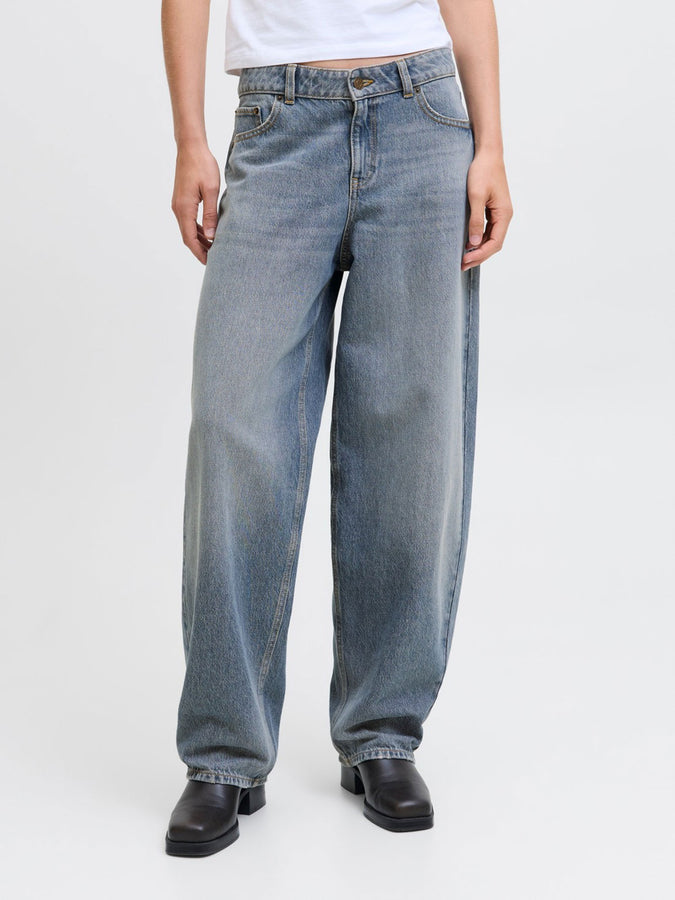 Jjxx Fuji Barrel Medium Blue Denim Jeans Fall 2026 | MEDIUM BLUE DENIM