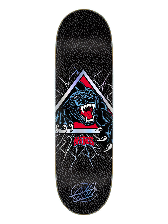 Santa Cruz Vx Natas Shattered Panther 9’’ Skateboard Deck | BLACK