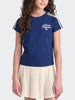 Adidas Sport 3 Stripes Indigo T-Shirt Fall 2026