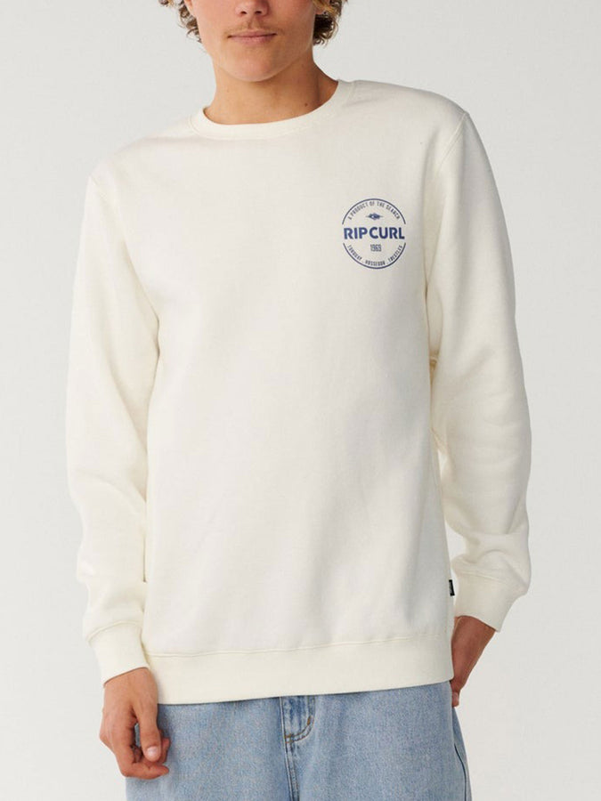 Rip Curl Staple Crewneck Sweatshirt Fall 2026 | BONE (3021)